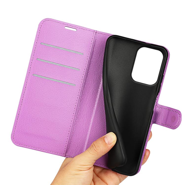 For Redmi Turbo 5 Max / Poco X8 Pro Max Litchi Texture Horizontal Flip Leather Phone Case with Holder
