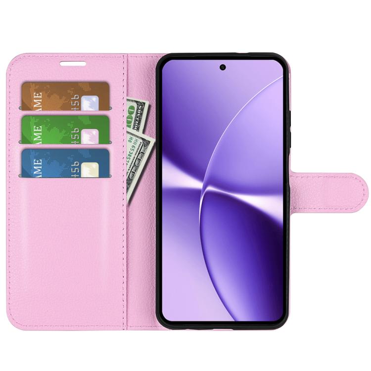 For Redmi Turbo 5 Max / Poco X8 Pro Max Litchi Texture Horizontal Flip Leather Phone Case with Holder