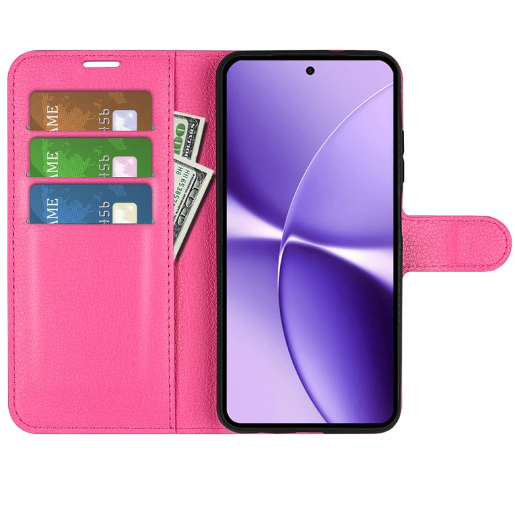 For Redmi Turbo 5 Max / Poco X8 Pro Max Litchi Texture Horizontal Flip Leather Phone Case with Holder