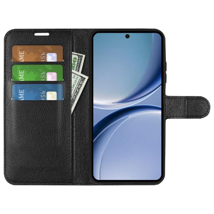 For Redmi Turbo 5 5G / Poco X8 Pro 5G Litchi Texture Horizontal Flip Leather Phone Case with Holder