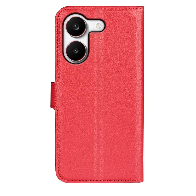 For Redmi Turbo 5 5G / Poco X8 Pro 5G Litchi Texture Horizontal Flip Leather Phone Case with Holder