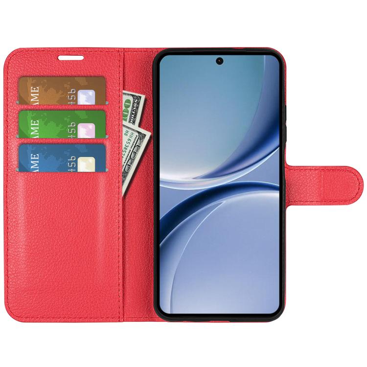 For Redmi Turbo 5 5G / Poco X8 Pro 5G Litchi Texture Horizontal Flip Leather Phone Case with Holder