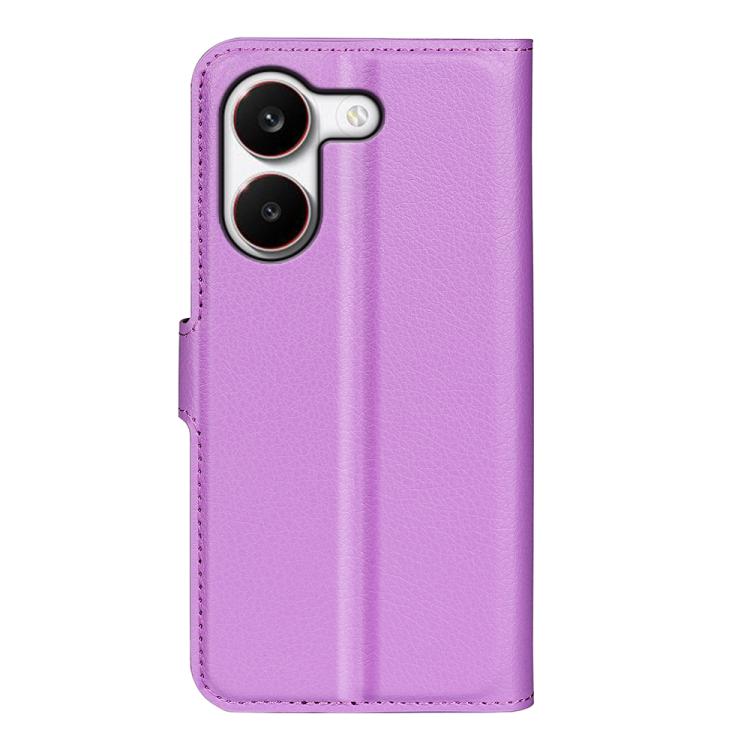 For Redmi Turbo 5 5G / Poco X8 Pro 5G Litchi Texture Horizontal Flip Leather Phone Case with Holder