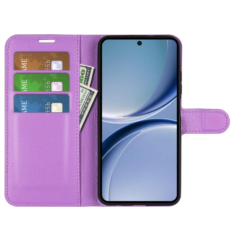 For Redmi Turbo 5 5G / Poco X8 Pro 5G Litchi Texture Horizontal Flip Leather Phone Case with Holder