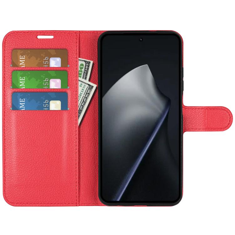 For Xiaomi 17T Litchi Texture Horizontal Flip Leather Phone Case with Holder