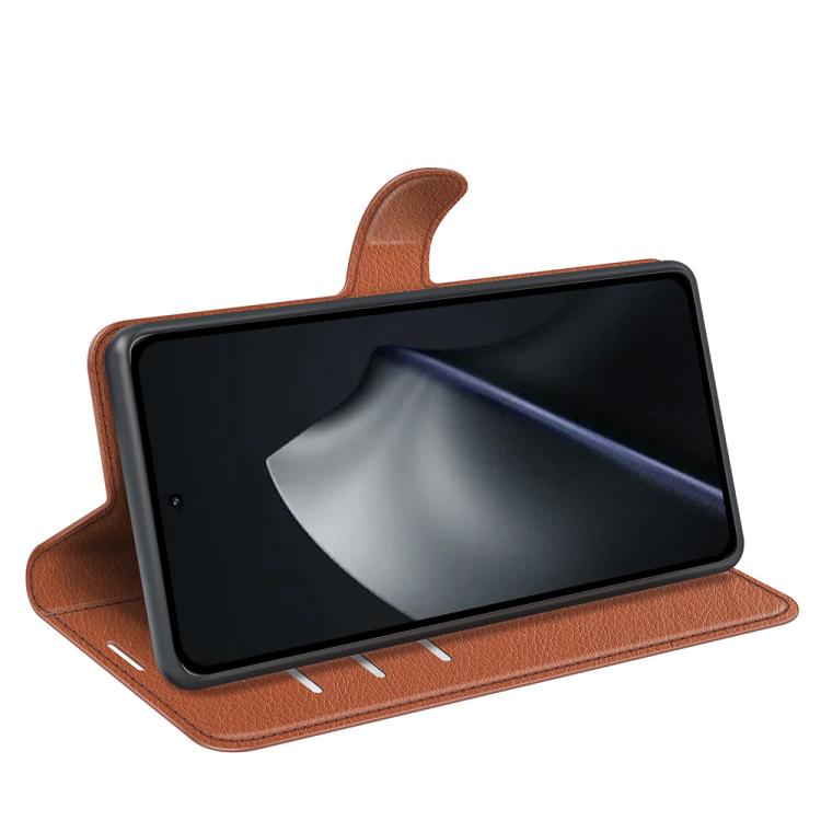 For Xiaomi 17T Litchi Texture Horizontal Flip Leather Phone Case with Holder