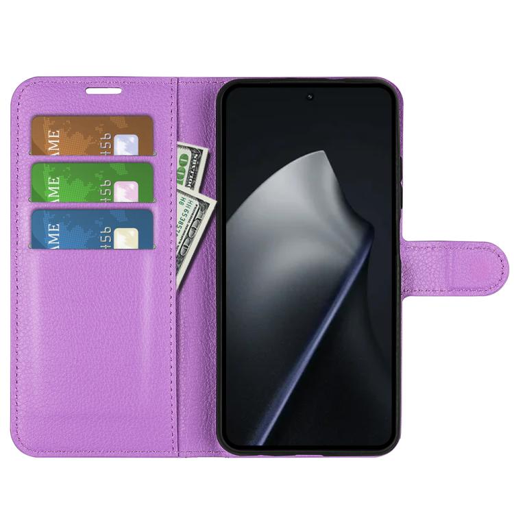 For Xiaomi 17T Litchi Texture Horizontal Flip Leather Phone Case with Holder