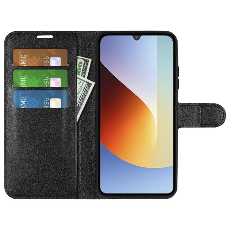 For Redmi A7 Pro 171mm / Poco C85x 5G Litchi Texture Horizontal Flip Leather Phone Case with Holder