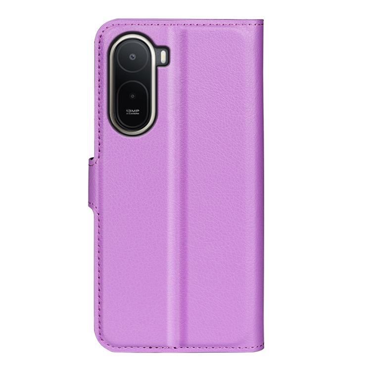 For Redmi A7 Pro 171mm / Poco C85x 5G Litchi Texture Horizontal Flip Leather Phone Case with Holder