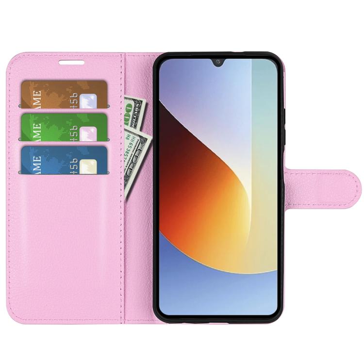 For Redmi A7 Pro 171mm / Poco C85x 5G Litchi Texture Horizontal Flip Leather Phone Case with Holder
