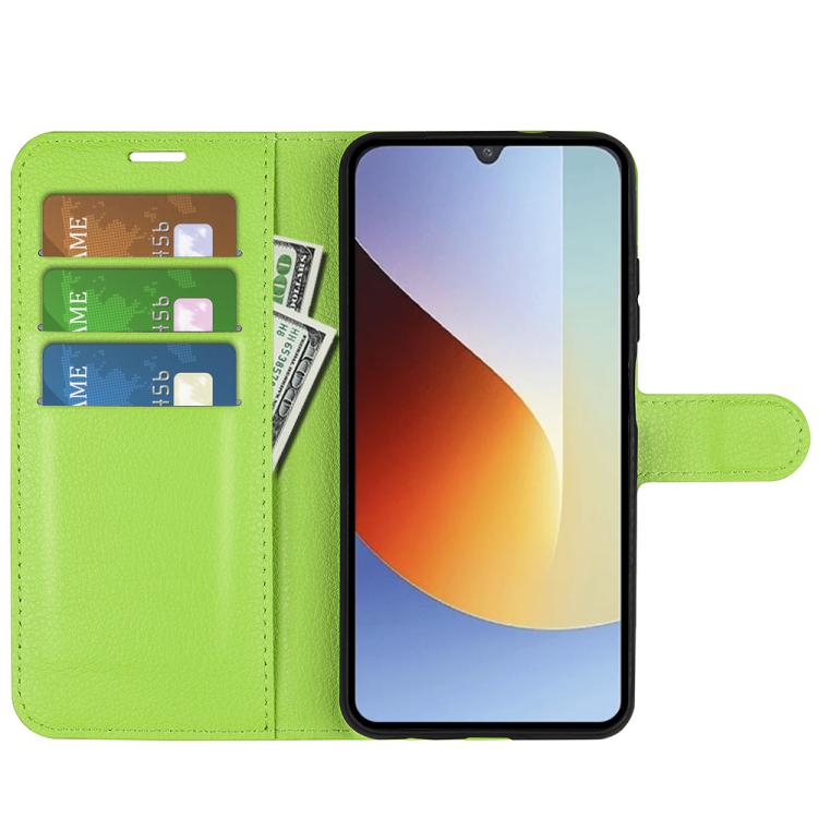 For Redmi A7 Pro 171mm / Poco C85x 5G Litchi Texture Horizontal Flip Leather Phone Case with Holder