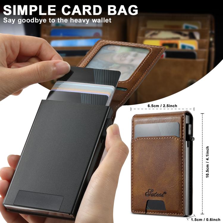 Suteni Oil Waxy Keys Automatically Pop Up Card Box
