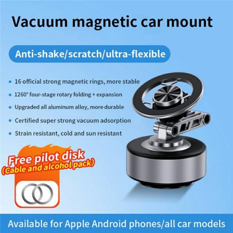 X91 360 Degree Rotation Navigation Stand Car Dashboard Magnetic Phone Mount Holder