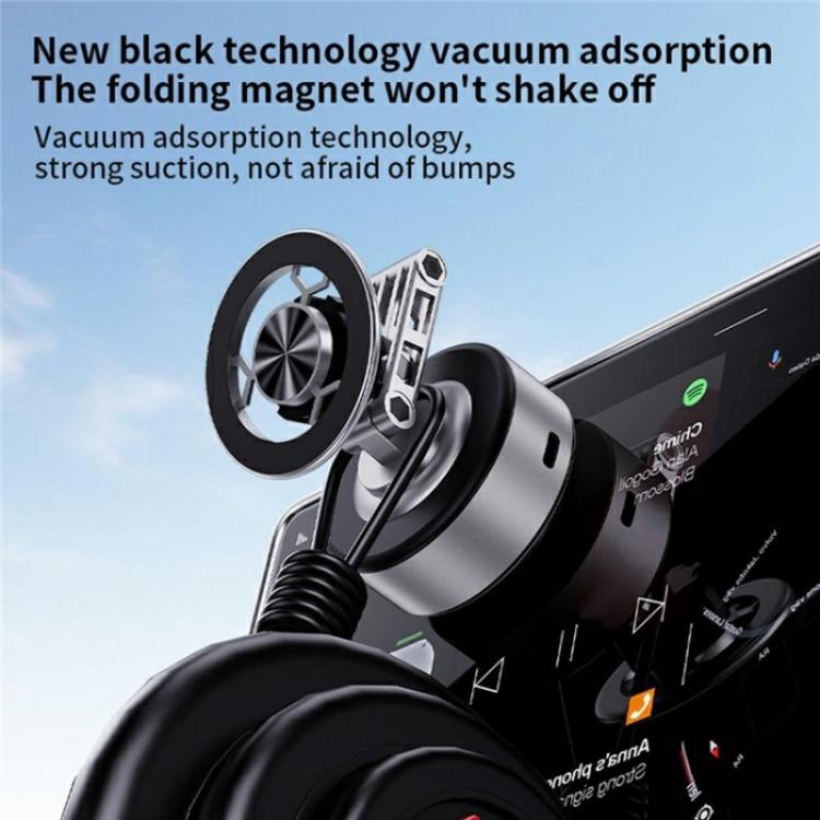X91 360 Degree Rotation Navigation Stand Car Dashboard Magnetic Phone Mount Holder