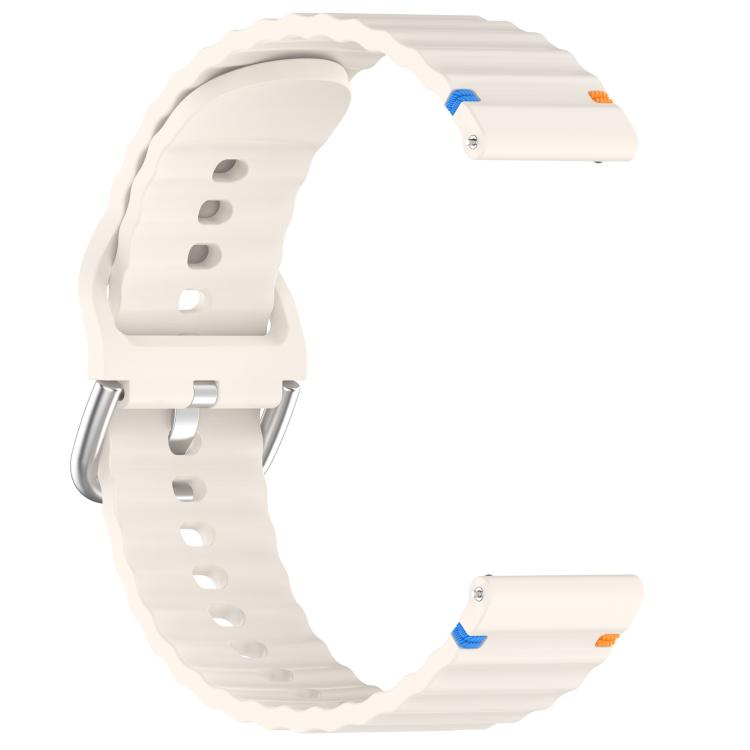 For COROS Pace 3 Wavy Grain Stitched 22mm Silicone Watch Band