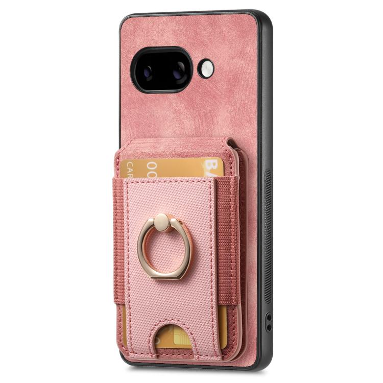 For Google Pixel 9a Retro Splitable Magnetic Stand Card Bag Leather Phone Case