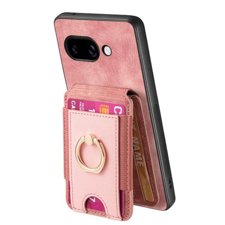 For Google Pixel 9a Retro Splitable Magnetic Stand Card Bag Leather Phone Case