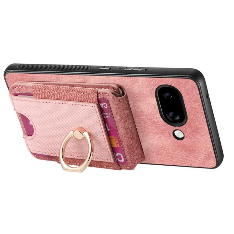 For Google Pixel 9a Retro Splitable Magnetic Stand Card Bag Leather Phone Case