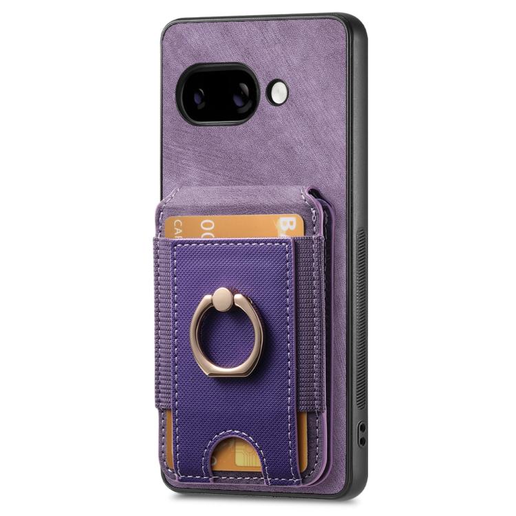 For Google Pixel 9a Retro Splitable Magnetic Stand Card Bag Leather Phone Case