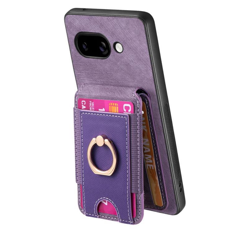 For Google Pixel 9a Retro Splitable Magnetic Stand Card Bag Leather Phone Case