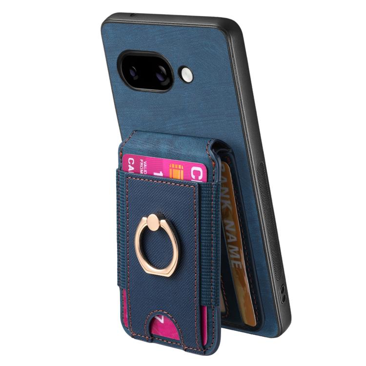 For Google Pixel 9a Retro Splitable Magnetic Stand Card Bag Leather Phone Case