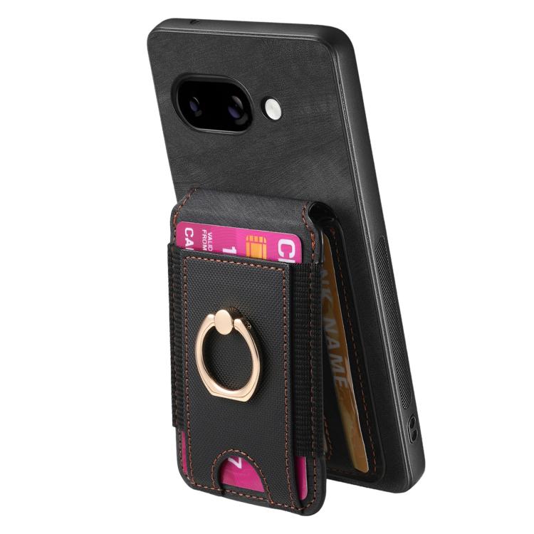 For Google Pixel 9a Retro Splitable Magnetic Stand Card Bag Leather Phone Case