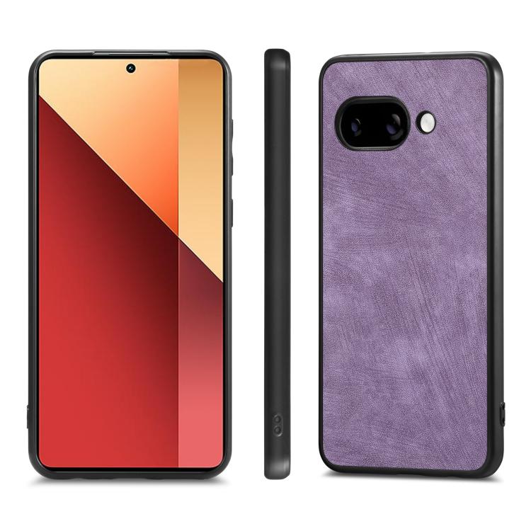 For Google Pixel 9a Vintage Leather PC Back Cover Phone Case