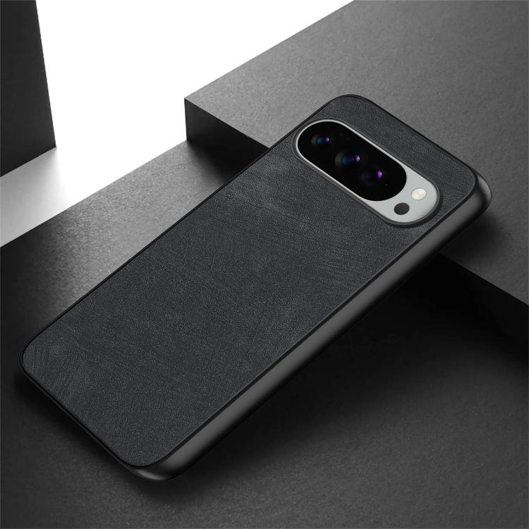For Google Pixel 9 Pro XL Vintage Leather PC Back Cover Phone Case