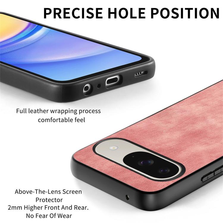 For Google Pixel 10 / 10 Pro Vintage Leather PC Back Cover Phone Case