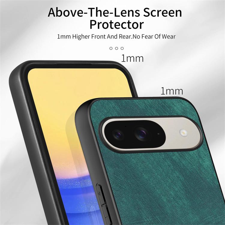 For Google Pixel 10 / 10 Pro Vintage Leather PC Back Cover Phone Case