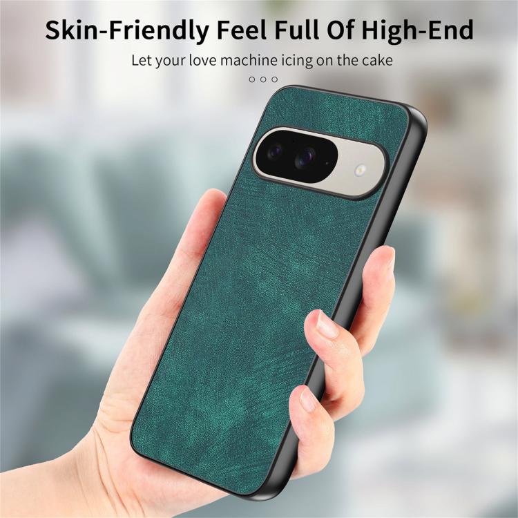For Google Pixel 10 / 10 Pro Vintage Leather PC Back Cover Phone Case