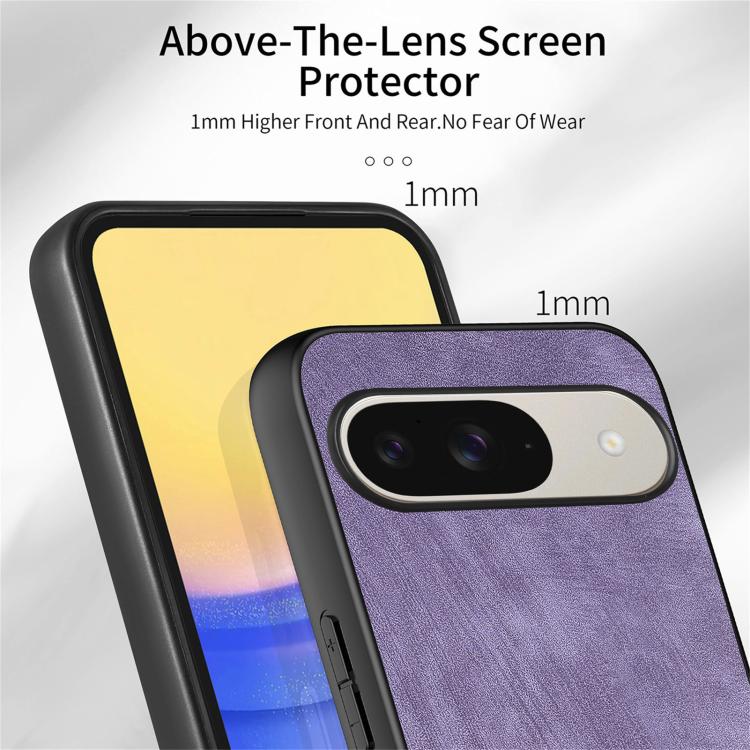 For Google Pixel 10 / 10 Pro Vintage Leather PC Back Cover Phone Case