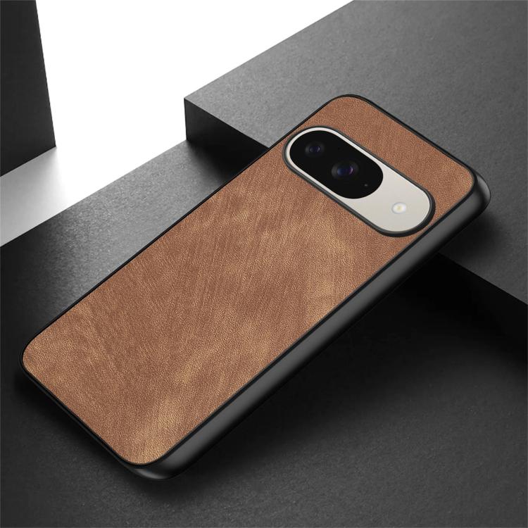 For Google Pixel 10 / 10 Pro Vintage Leather PC Back Cover Phone Case