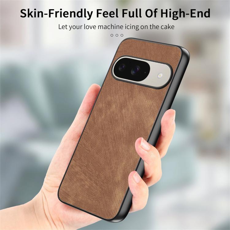 For Google Pixel 10 / 10 Pro Vintage Leather PC Back Cover Phone Case
