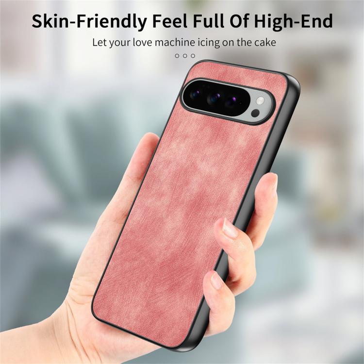 For Google Pixel 10 Pro XL Vintage Leather PC Back Cover Phone Case