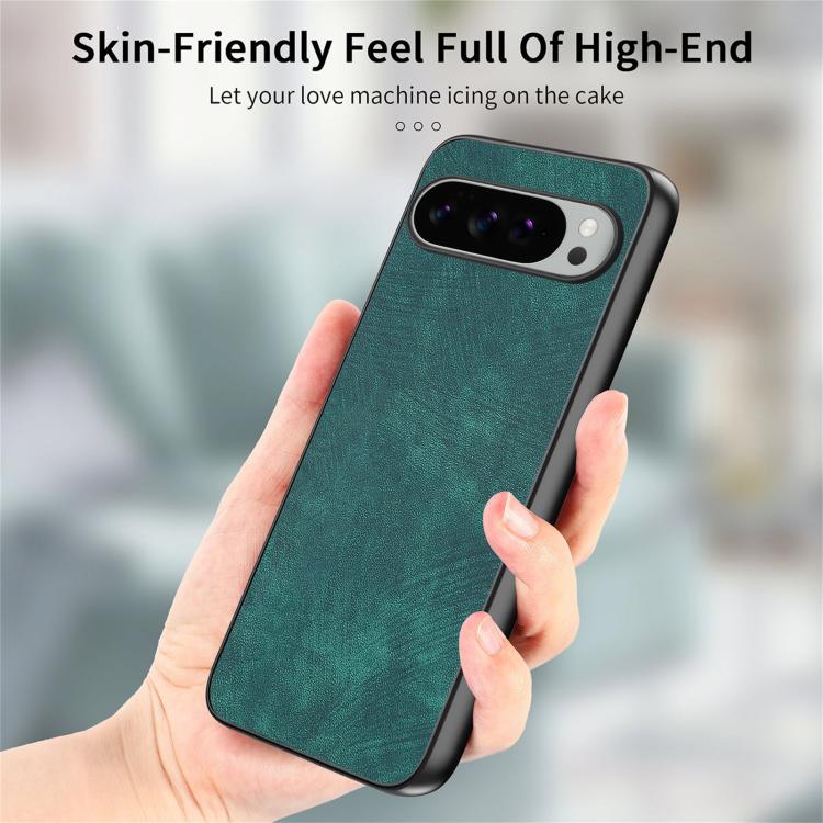 For Google Pixel 10 Pro XL Vintage Leather PC Back Cover Phone Case