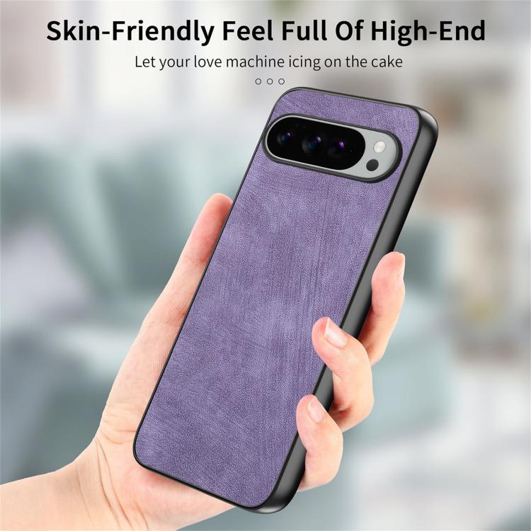 For Google Pixel 10 Pro XL Vintage Leather PC Back Cover Phone Case