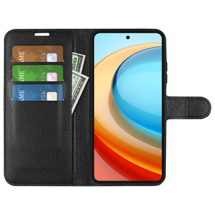 For ZTE Blade A75 5G Litchi Texture Horizontal Flip Leather Phone Case with Holder