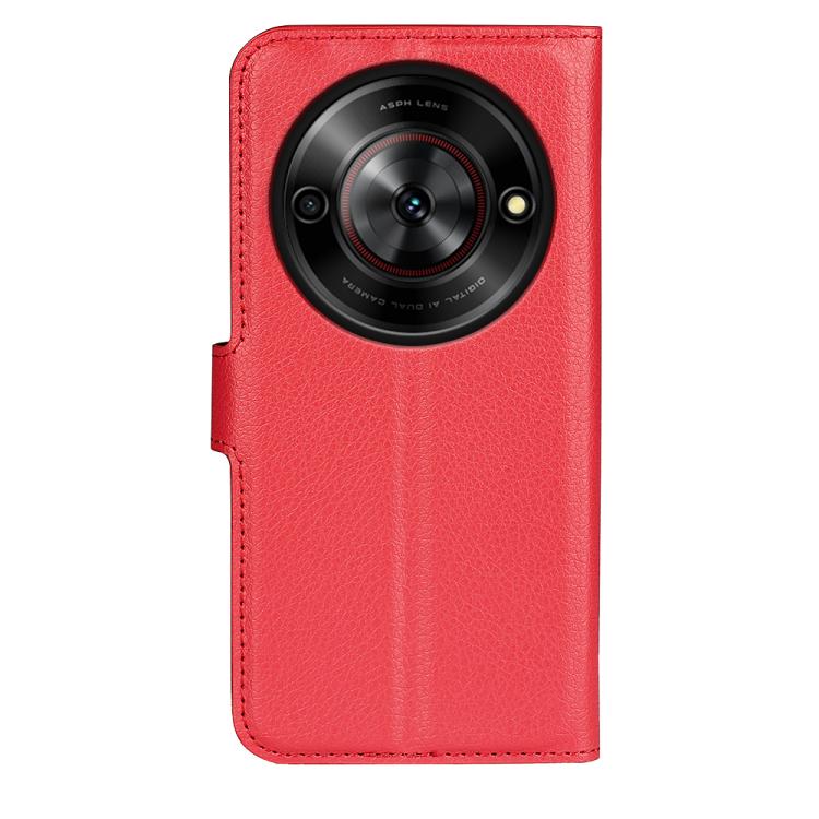 For ZTE Blade A75 5G Litchi Texture Horizontal Flip Leather Phone Case with Holder
