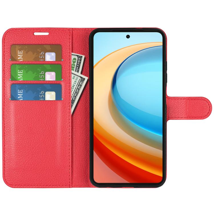 For ZTE Blade A75 5G Litchi Texture Horizontal Flip Leather Phone Case with Holder