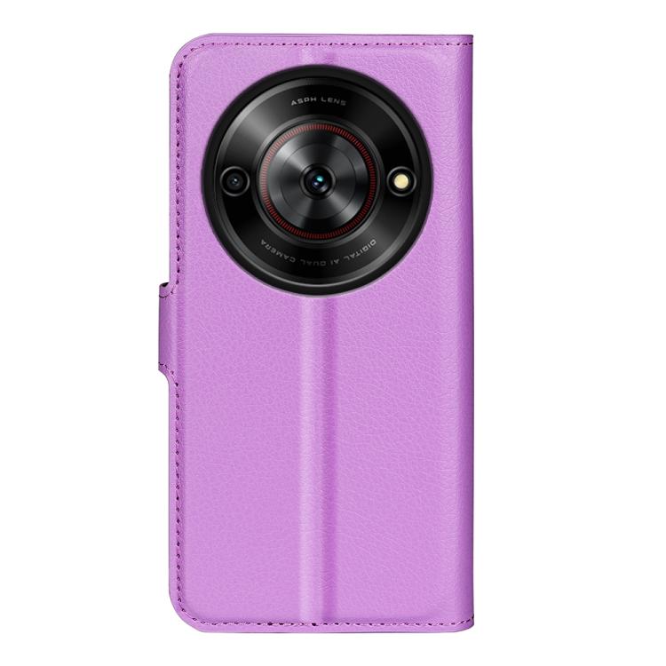 For ZTE Blade A75 5G Litchi Texture Horizontal Flip Leather Phone Case with Holder