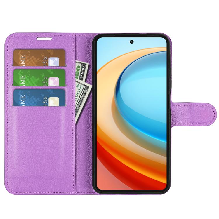 For ZTE Blade A75 5G Litchi Texture Horizontal Flip Leather Phone Case with Holder