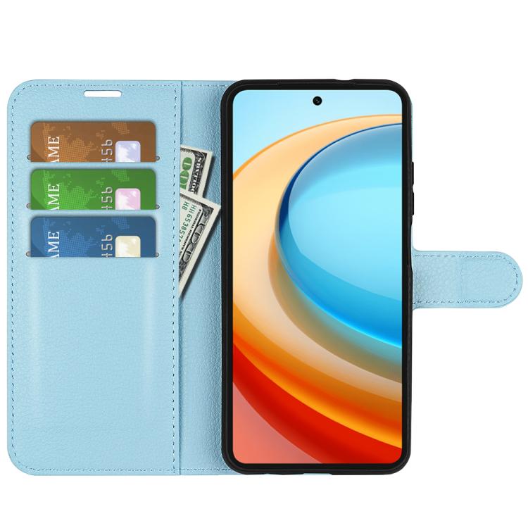 For ZTE Blade A75 5G Litchi Texture Horizontal Flip Leather Phone Case with Holder