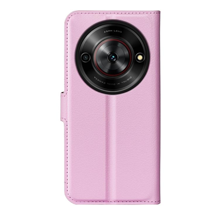For ZTE Blade A75 5G Litchi Texture Horizontal Flip Leather Phone Case with Holder