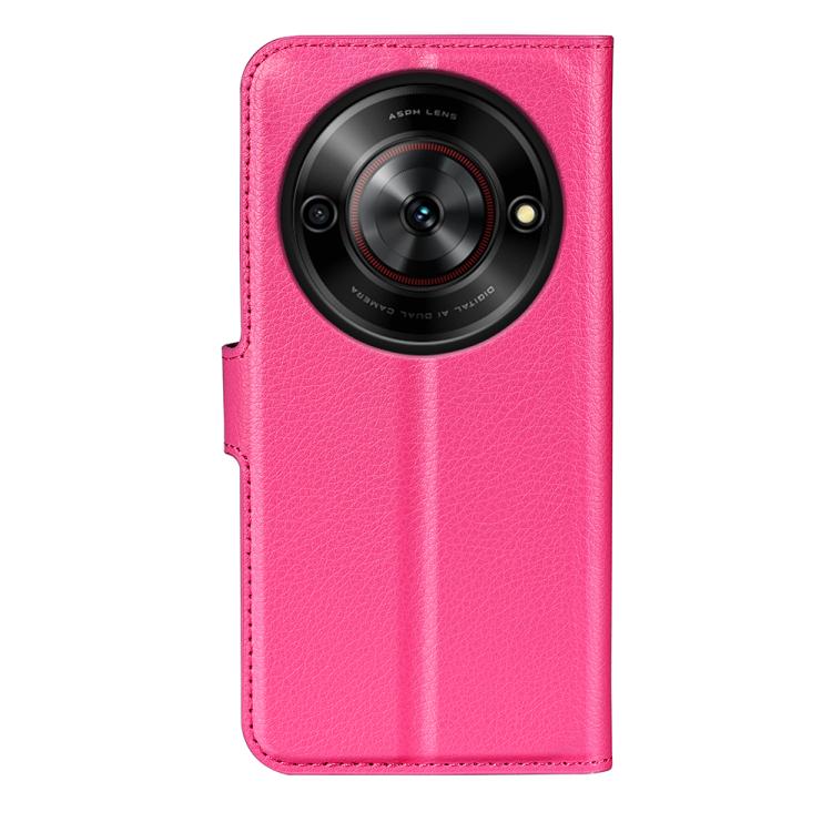 For ZTE Blade A75 5G Litchi Texture Horizontal Flip Leather Phone Case with Holder