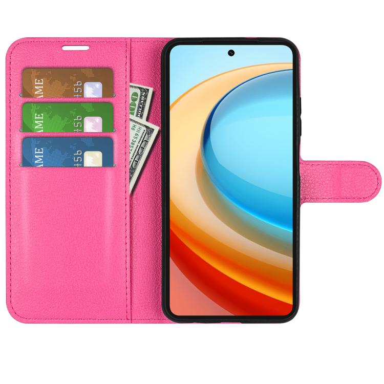 For ZTE Blade A75 5G Litchi Texture Horizontal Flip Leather Phone Case with Holder