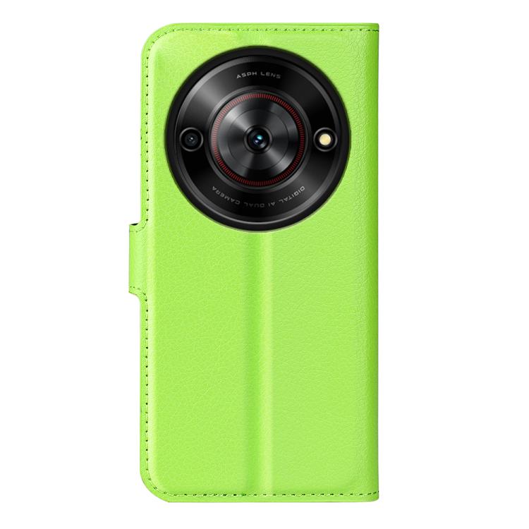 For ZTE Blade A75 5G Litchi Texture Horizontal Flip Leather Phone Case with Holder