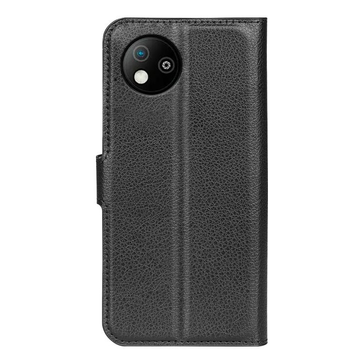 For ZTE Blade A35 Lite Litchi Texture Horizontal Flip Leather Phone Case with Holder