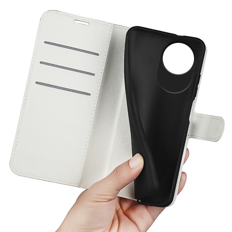For ZTE Blade A35 Lite Litchi Texture Horizontal Flip Leather Phone Case with Holder