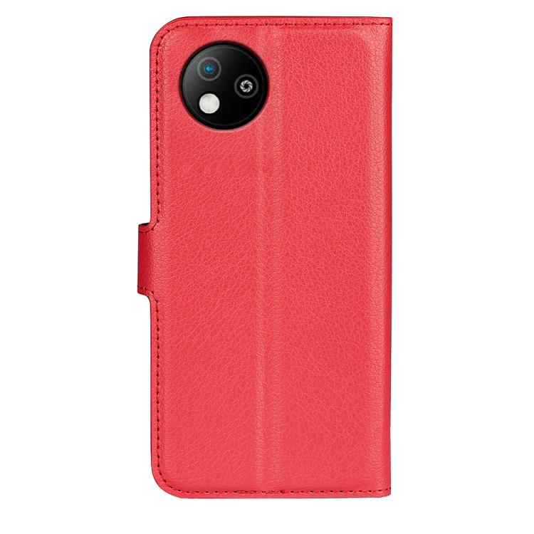 For ZTE Blade A35 Lite Litchi Texture Horizontal Flip Leather Phone Case with Holder
